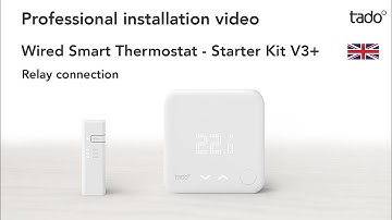 tado° Professional installation video - Wired Smart Thermostat - Relay