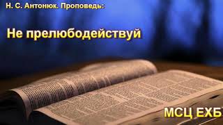 Не прелюбодействуй Н С Антонюк МСЦ ЕХБ Не прелюбодействуй Н С Антонюк МСЦ ЕХБ