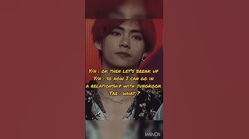 When he do a breakup prank but you prank him back his as your bf #ffshorts #bts #taehyung