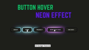 CSS Button Hover Effects | Glowing Button Design with HTML & CSS | Hover Animation Tutorial