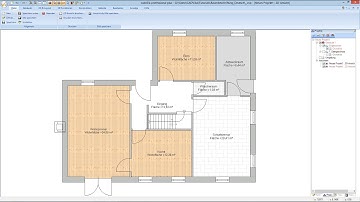 cadvilla® Support - Raumbeschriftung, Darstellung Bodenfläche, Übertragen von Raumeigenschaften