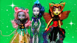Monster High Boo York Dolls Luna Mothews Elle Eedee & Mouscedes King