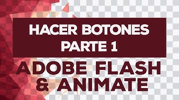 Hacer botones con Adobe FLASH CS4 Parte 1