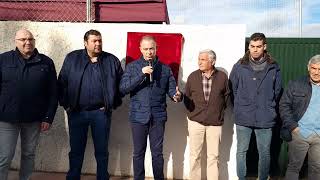 Inauguración césped artificial del campo de fútbol de Hoya del Campo, 11-12-22