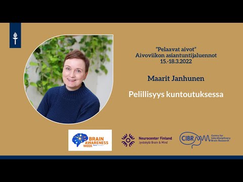 Aivoviikko 2022 – Pelillisyys kuntoutuksessa, Maarit Janhunen