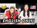 ENGLISH ONLY CHALLENGE!!! 😂 | Princess And Nicole