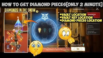 Diamond In Snow Event | Diamond Pieces,Vault Location In World Edge Map | Apex Legend Mobile