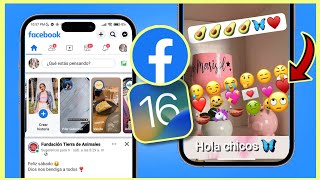 Facebook Estilo IPhone en Android 2024🌈 ACTUALIZADO 🔥Con Nuevos Emojis IOS 16 screenshot 5