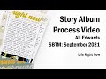 Scrapbook Story Album Process | Ali Edwards | SBTM September 2021 | Life Right Now