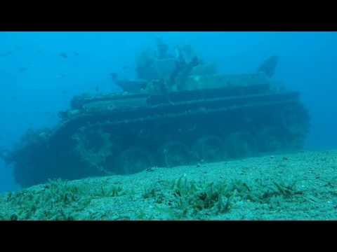 Jordanien Akaba Schnorcheln Panzer Tala Bay / Jordan Aqaba Snorkeling Tank 5 M Deep