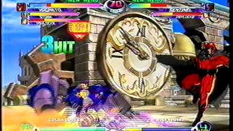 MvC2 Online (360): Brett (MSP) vs Wolfred17 (IM/Sent/Psy) 1 .:9.10.09:.