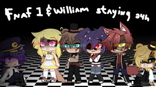  William Afton and FNAF 1 stuck in a room together for 24 hours  Gacha Club / FNAF  