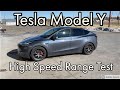 Model Y High Speed Range Test, Is it Efficient?