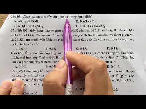MÃ ĐỀ 204 - Giải Chi Tiết Đề Thi THPT Quốc Gia Môn Hóa Học 2019