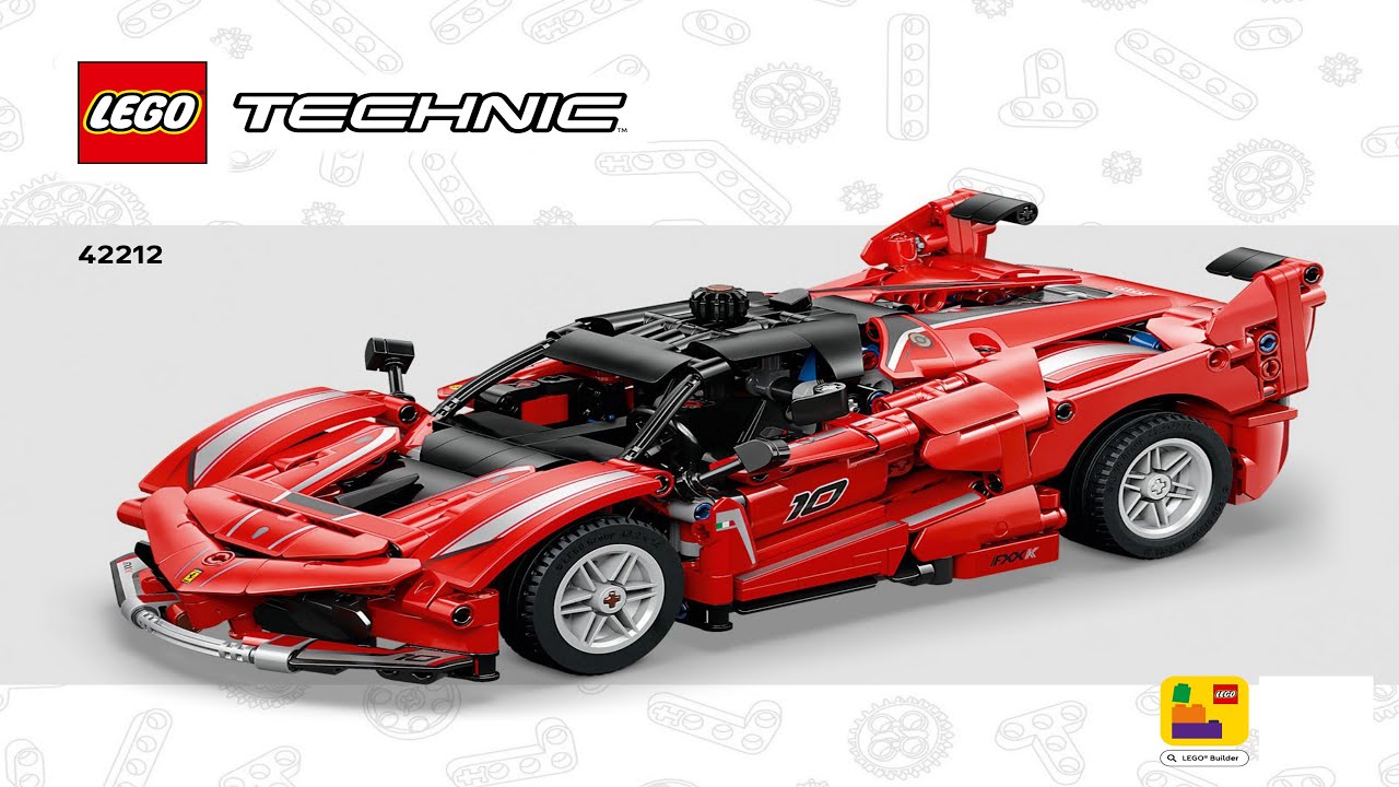 Technic - Ferrari FXX K - Licensed LEGO instructions