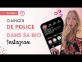  personnaliser police de sa bio instagram 