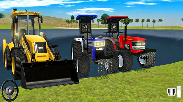 Washing My Tractors and Vehicles in Dam | JCB 3DX | Tata Truck | Mahindra Arjun 605 | Swaraj 744