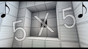 Tutorial: Noteblock 5x5 Double Vault Door [Java 1.13+]