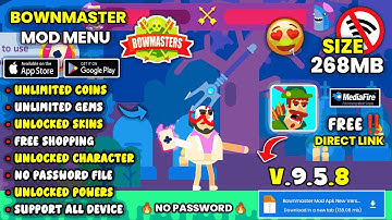 Bowmasters 🔥🚀 Mod Apk Terbaru 2025 Versi 9.5.8 - Unlimited Everything & Unlock All Characters