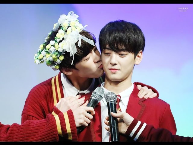 Mr.CHA] EunWoo ♥ SanHa (WooSan Couple) - #HappyASTRO300days# 2 - YouTube