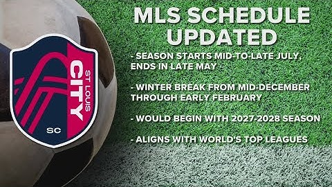 MLS owners approve calendar change