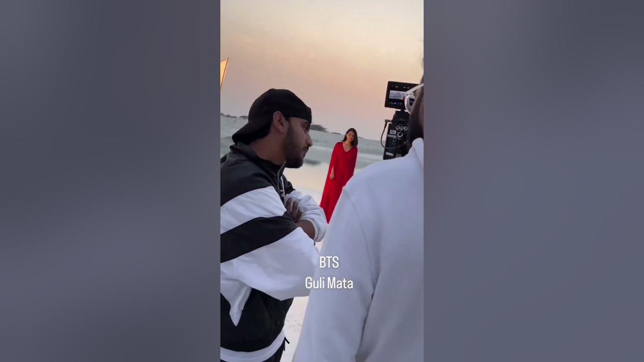Shooting of guli mata song | jennifer winget | saad lamjarred