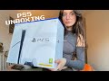Asmr unboxing my new ps5 box tapping scratching camera tapping