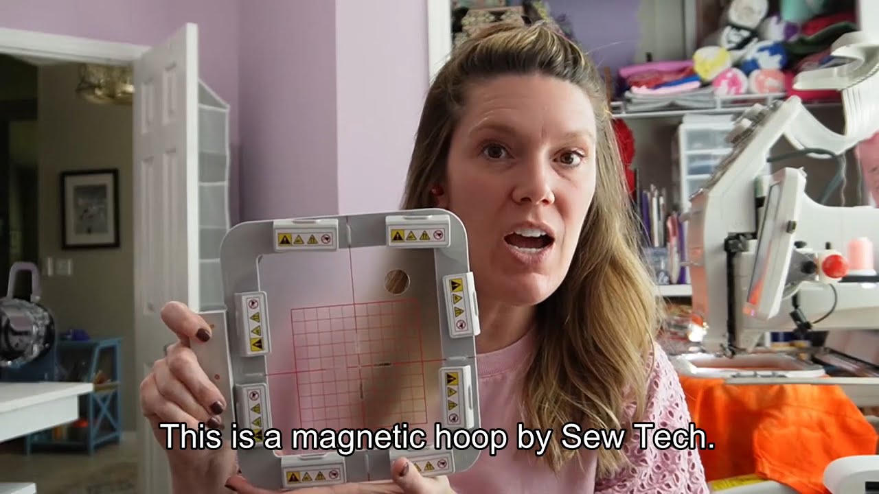 SEWTECH Magnetic Embroidery Hoop Review (4x4) — Strong Magnets, Smooth Hooping on Husqvarna Viking