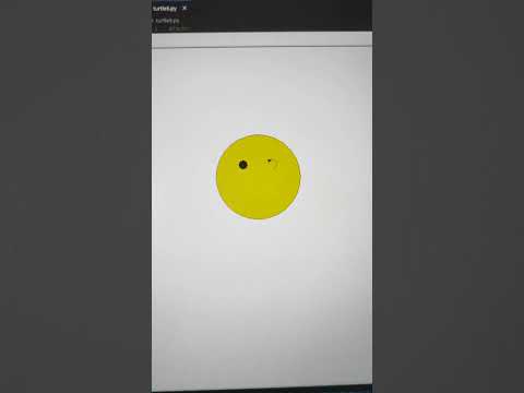 Colorful Smiley emoji 😀 with Python Turtle 🐢 - YouTube