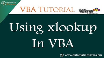 How to use xlookup VBA Worksheet Function | Excel VBA Tutorial in Hindi