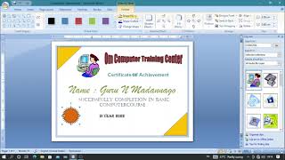 🔥 certificate design in ms word|#learninkannada screenshot 3