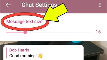 How To Change Telegram Font Size - Increase And Decrease Text | Best Setting