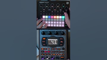 Making Dawless Retrowave on Novation Circuit and SP404MKII