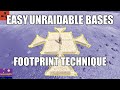 Rust footprint technique how i build every base in wipe
