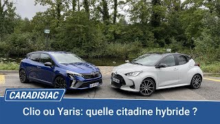 Comparatif - Renault Clio restylée VS Toyota Yaris : quelle est la meilleure citadine hybride ?