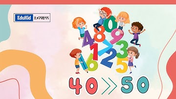 Learn to Count Numbers from 40 to 50 | Fun Counting Song for Kids | EduKid Express