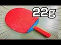 22グラムのラケットで対決してみた【卓球知恵袋】Table Tennis