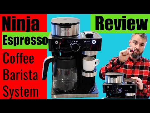 Ninja CFN602 12-Cup Built-in Frother Espresso & Coffee Barista System Black