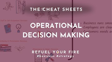Operational Decision Making