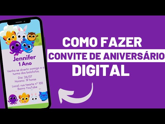 COMO FAZER UM CONVITE VIRTUAL DA BARBIE PELO CELULAR (convite simples) /  Tutorial Canva 