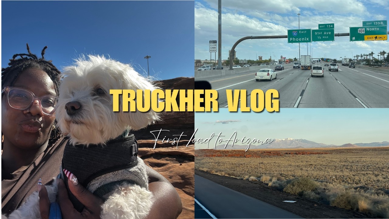 Back On The Road | First Time Driving To AZ 🚛💨 - YouTube