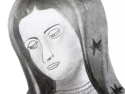 Dibujo Virgen de Guadalupe | Draw Virgen Guadalupe a lápiz | Vivas - thptnganamst.edu.vn