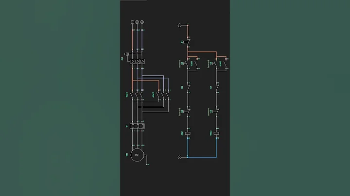 3phases motor forward/reverse control using simurelay
