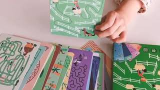 Mideer Fun Maze and DOT TO DOT - Trò chơi truy tìm mê cung và tranh nối điểm mideer - MY MICKEY SHOP