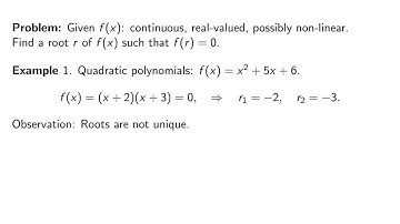 ch5 1: Numerical Solutions of nonlinear equations. Introduction. Wen Shen
