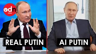 Putin Speechless After Facing Question From AI Deepfake of Himself