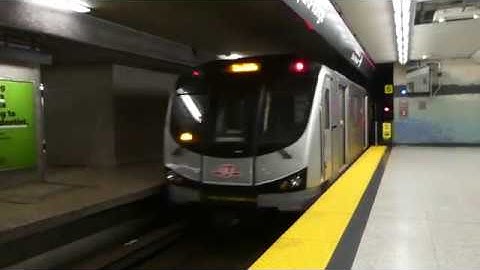 TTC Transit: Bombardier Toronto Rocket Sheppard Line 4 at Sheppard-Yonge Station
