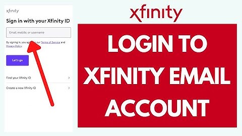 How to Login Xfinity Email Account (2022) | Xfinity Login Sign In