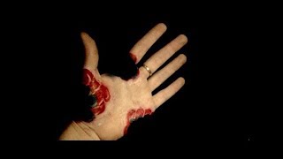 Bitten Hand Optical Illusion - SFX Halloween Makeup Tutorial