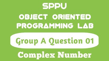 Question 01 | Group A | Object Oriented Programming Lab | SE Computer Engg | SPPU